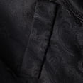 thumbnail image 3 of CENL Men Suit Coat Bright Jacquard Fabric Contrast Color Collar Party Slim Fit Blazer, 3 of 9