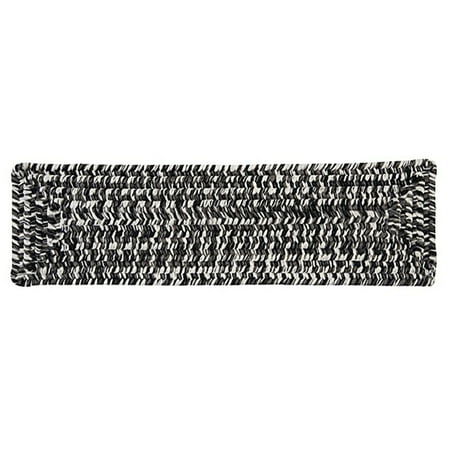 Colonial Mills Catalina Stair Tread Collection Blacktop 8"x28" (SET 13)