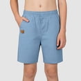 thumbnail image 2 of Ketyyh-chn99 Toddler Boy Athletic Shorts Boys Short Quarter-Zip Shorts Lounges Summer Casual Athletic Vacation Beach Outfits Size for 11-12 Years,Light Blue, 2 of 4