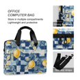 thumbnail image 4 of FORMRS 16" Laptop Bag Carrying Sleeve Case with Handle Travel Shoulder Briefcase, Retro Plaid Lemon, 4 of 8
