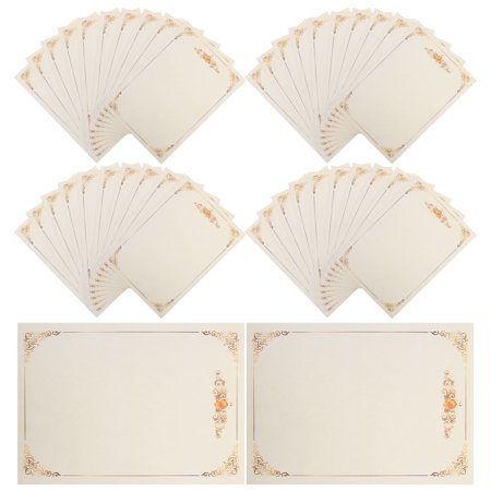 unbranded 100 Sheets Letter Certificate of Student 29.00X21.00X0.10CM Beige