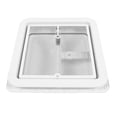 thumbnail image 1 of Évent de Toit de RV, Évent de Plafond de Remorque Bloquant les Débris Tige de Support Réglable Favorise le Flux d'Air Évent Supérieur de RV pour Yachts, 1 of 7
