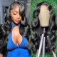 thumbnail image 2 of Peluca de Encaje Frontal Natural Africano con Gran Ola y Cabello Largo y Rizado, 2 of 10