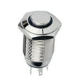 thumbnail image 1 of 16mm 12V Waterproof LED Metal Indicator Lights Signal Lamp Welding Foot NEW Reset glows, 1 of 6