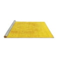 thumbnail image 2 of Ahgly Company Machine Washable Indoor Rectangle Oriental Yellow Industrial Area Rugs, 2' x 4', 2 of 4