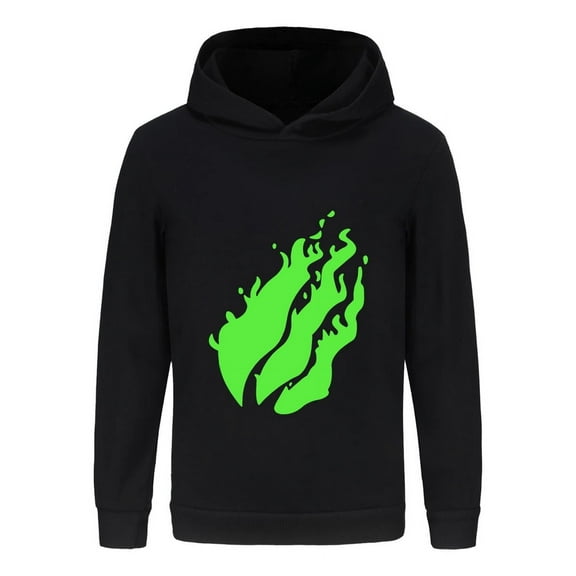 Preston Playz Style Kids Pullover – Lightweight Flame Hoodie Long Sleeve Shirt for Boys and Girls
