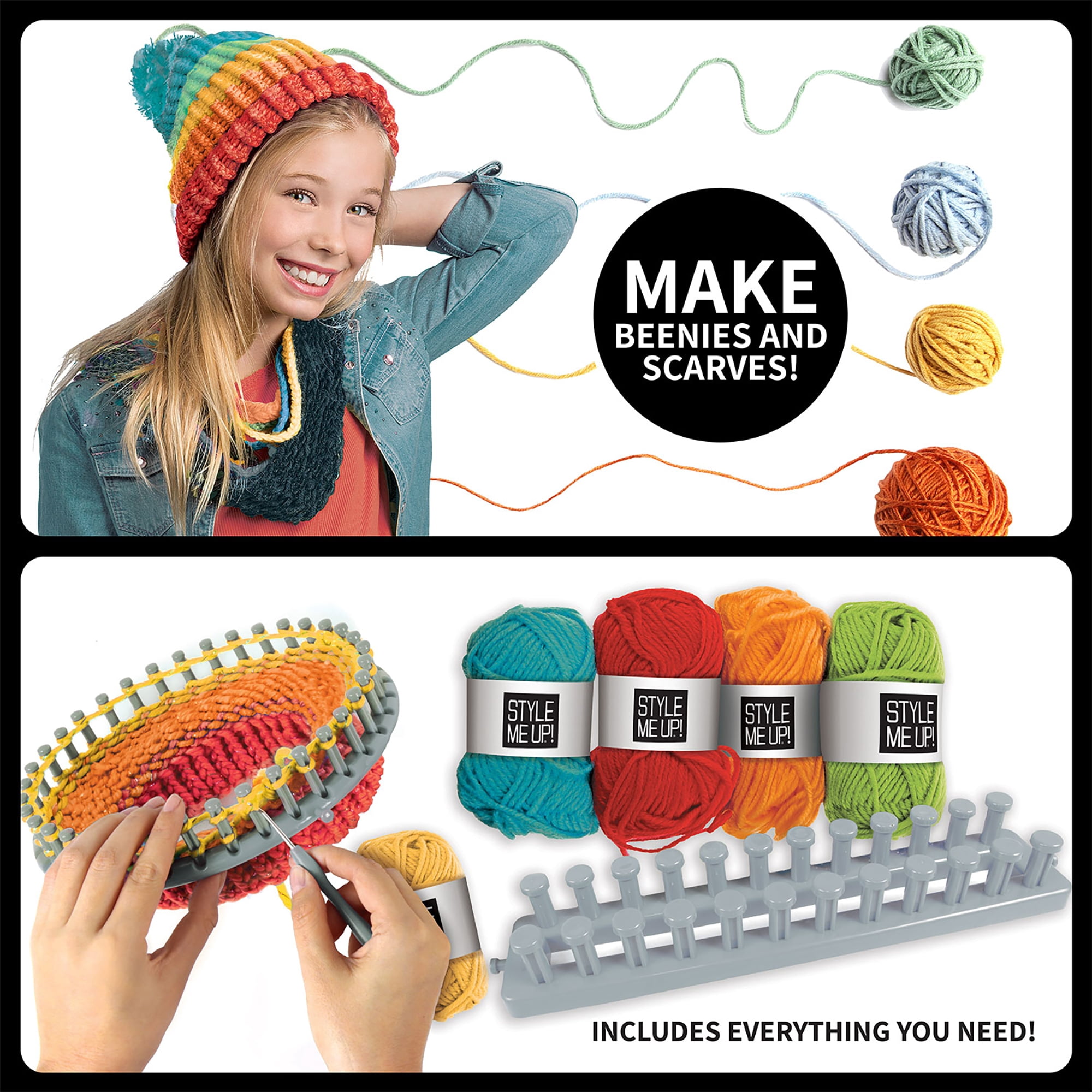 Style Me Up, Rainbow Knitting, Kids Knitting