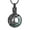 Black, variant on Tree of Life Butterfly Urn Necklaces for Ashes Circle Crystal Jewelry Memorial Keepsake Funeral Jewelry for Women Men