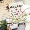 thumbnail image 2 of Welcome Spring House Flag 28x40 Inch Double Sided for Outside Farmhouse Large Seasonal Garden Flags Outdoor Butterfly Colorful Flower Decoration 2-c.28, 2 of 6