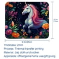 thumbnail image 5 of Unicorn Printed Square Desk Pad Mouse Pad Desk Mat Non-Slip Rubber Bottom – 8.3x9.8 Inch – Suitable for Office and Gaming, 5 of 6