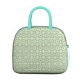 thumbnail image 2 of Lunch Bag Lunch Box for Women Reusable Insulated Lunch Cooler Bags,Large Capacity for Work Travel Picnic,Water-Resistant Green Geometry Lunch Tote Bag Gifts for Woman Mom Greenish-blue, 2 of 6