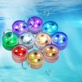 thumbnail image 2 of LED Capsule Lights for Slushi FS301/FS300,Waterproof Small Tealight Candles Battery Operated Underwater Light,13 Colors&4 Modes and No Installation Mini RGBW Light Slushi Machine Accessories, 2 of 8