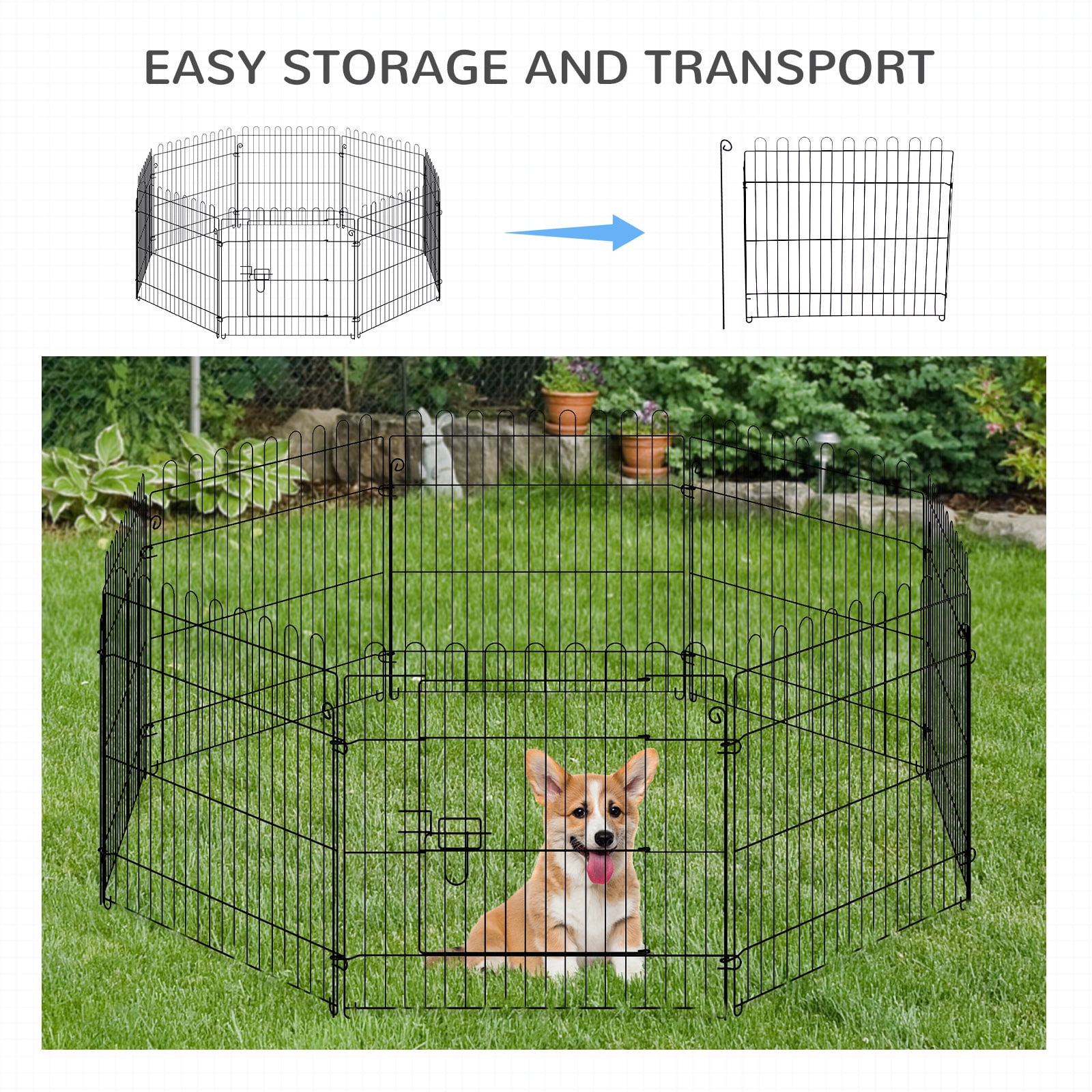 24 inch dog pen