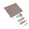 thumbnail image 3 of Juego De Cuidado Del Bigote, Kit De Cepillo De Corte De Barba Multifuncional Portátil De Acero Inoxidable 4 Piezas Para Peluquería Para Hombre Anggrek Beard Care Brush Set, 3 of 8