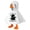 A002- B, variant on Cute Goose Figurine with White Hooded Cape, Whimsical Resin Animal Decor for Bedroom Shelf and Entryway Table, Festive Halloween Party Favors and Unique Home Gifts for Friends, 1