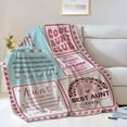 thumbnail image 4 of Aunt Gifts Blanket 60"x50", Gifts for Aunt, Aunt Birthday Gift Ideas, Great Aunt Gift from Niece/Nephew, Best Aunt Ever Gifts, Unique Birthday Gift for Aunt, Favorite Aunt Gifts, 4 of 6