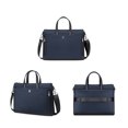 thumbnail image 2 of URSOFINE Women's Waterproof Laptop Tote Bag 16 Inch - Lightweight Nylon Work Briefcase with Luggage Strap & Multi-Compartment Organizer for Daily Commute & Travel, Navy blue, 2 of 4