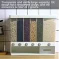 thumbnail image 4 of Rice Storage Box Mounted Moisture-Proof Sealed Food Stable Plastic Sealed Dispenser Insect-proof Large Capacity Beans Grain Container Kitchen Home, 4 of 9