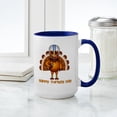 thumbnail image 4 of CafePress - Happy Turkey Day Large Mug - 15 oz Ceramic Large White Novelty Mug, 4 of 4
