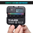 thumbnail image 2 of Lámpara de fotografía YONGNUO YN60RGB Mini luz de video de bolsillo LED Luz de fotografía RGB portátil con temperatura bicolor 2500K-9500K CRI≥95 TLCI≥97 Montaje de zapata fría para estudio Fotograf YONGNUO  Lámpara de fotografía, 2 of 7
