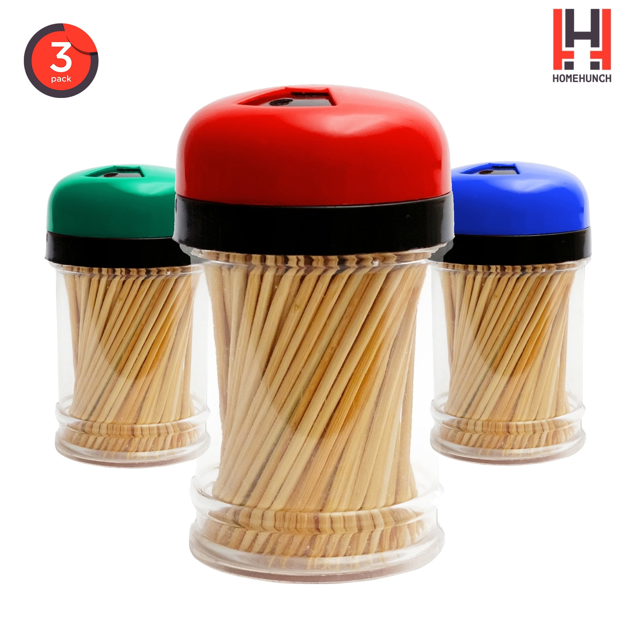 HomeHunch Toothpicks 600 Pieces Tooth Picks Dispenser Toothpick Food