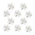 thumbnail image 1 of EIMELI Christmas Tree Ornaments Christmas Simulation Flower Ornament 10Pcs, 1 of 3