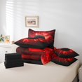 thumbnail image 5 of YST Basketball Comforter Set, 7-Piece, Sports Game, Twin Size, Black Red 3D Ball, 5 of 5
