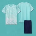 thumbnail image 4 of Ensemble de Sport Respirant pour Enfants à Manches Courtes et Col Rond avec Shorts, 4 of 4