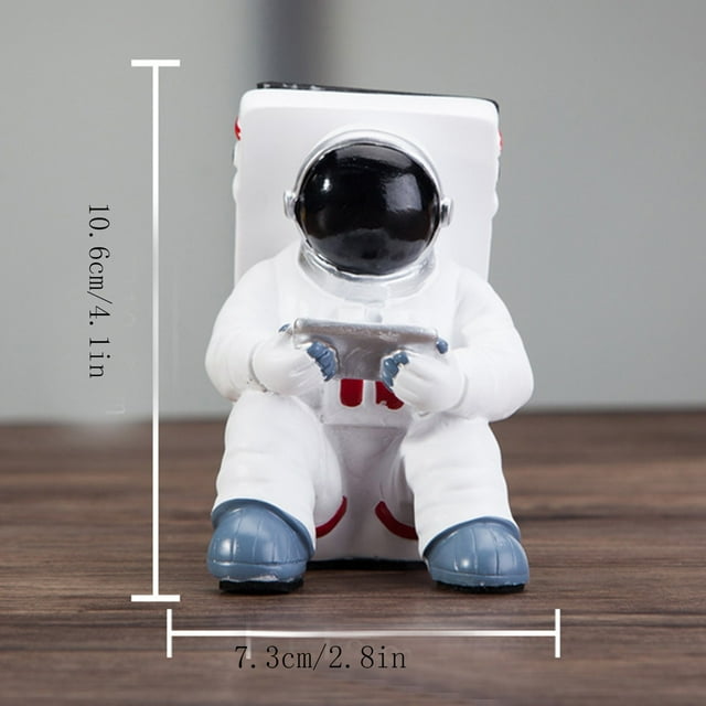 BotaniNest Poupée en Résine de Garage Modèle Astronaute Kit de Jouets pour Enfants Mini Maison de Poupée Kits de Garage