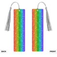 thumbnail image 2 of Kdxio Glitter Rainbow Print Metal Tassel Bookmarks,Perfect Gift for Art Lovers and Bookworms Metal Bookmarks for Women, 2 of 8