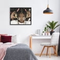 thumbnail image 3 of Stupell Industries Contemporary Trendy Girl with Gold Headphones Black Floating Frame Canvas Art, 21 x 17, by Franklyn Gregory, 3 of 8