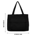 thumbnail image 3 of Lightweight Nylon Tote Bag for Women, Large Capacity Water-Repellent Shoulder Bag for Work, Commute, 3 of 7