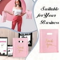 thumbnail image 4 of Pink Thank You Bags 50 Pieces, 8 x 12 inch GIXUSIL Shopping Bags with Handles, Thick Retail Bags for Small Business Bulk, Merchandise Bags for Boutique, Gift, 4 of 7
