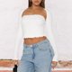 thumbnail image 2 of Cárdigan sin tirantes para mujer Cárdigan con parte superior de tubo con orillo fibroso Traje de vacaciones Hugtrwg Para estrenar, 2 of 7