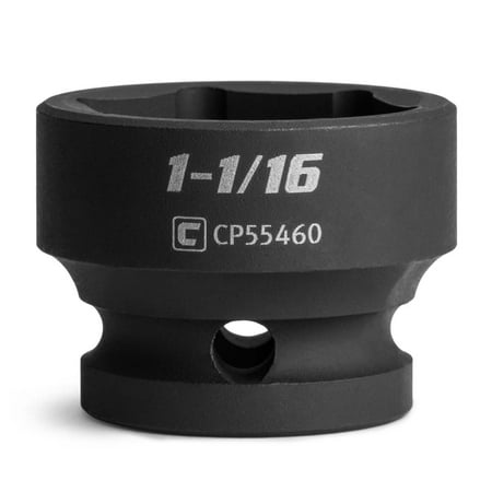 

Capri Tools 1-1/16 in. Stubby Impact Socket 1/2 in. Drive 6-Point SAE
