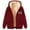Wine, variant on Zip Up Hoodies for Women Plain Fleece Lined Hoodie Long Sleeve Hooded Jackets Sweatshirts Autumn Winter Warm s Tops Casual Sweater Sportswear Lightweight Hoody Outwear with Pockets