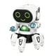 thumbnail image 3 of Robot de baile eléctrico para mascotas, juguetes musicales brillantes, robot de pulpo de 6 garras, juguetes interactivos educativos, juguete para niños, regalo digital para mascotas, blanco TUNC Sencillez, 3 of 5