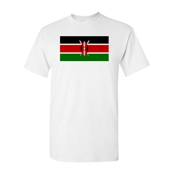 Kenya Country Flag Adult DT T-Shirt Tee