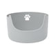thumbnail image 2 of Bandeja de arena para gatos pequeños y grandes, lados altos, suministros para mascotas antisalpicaduras, caja de arena para inodoro frontal baja en , GRIS, 2 of 8