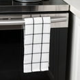 thumbnail image 3 of Fabstyles Cotton Solo Waffle Weave Kitchen Towels, Extra Large Dish Cloths, Super Absorbent and Quick Dry Tea Towels with Hanging Loop, 18x28 Inches, Set of 4, 3 of 4