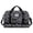 black, variant on Stylish Leopard Print Travel Bag Ample Space with Separate Shoe Pocket, Adjustable Strap – Perfect for Gym, Travel & Weekend Use