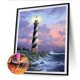thumbnail image 2 of Cuadros Decorativos Pintura de diamante Torre del mar Taladro redondo completo Imagen de diamantes de imitación Dibujo de bricolaje Ndcxsfigh Nuevos Originales, 2 of 9
