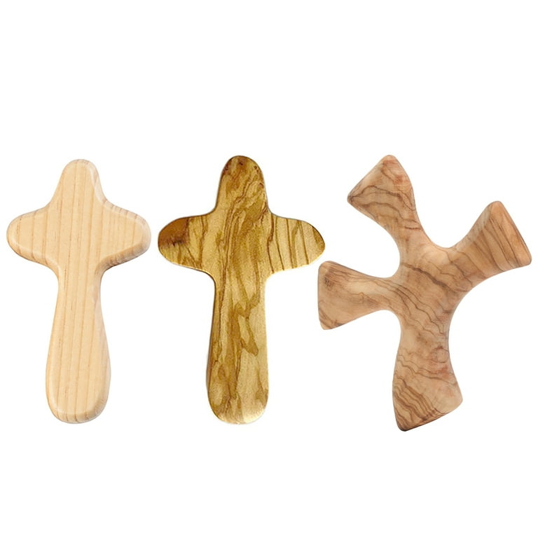 Bright Creations 50-Pack Mini Wooden Cross Keychains Bulk for Christian  Party Favors, Easter Crafts, Necklace and Bracelet Charms for Jewelry  Making