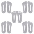 thumbnail image 3 of 5 pares de calcetines de compresión ortopédicos para mujer, calcetines con dedos del pie, transpirables, calcetines con dedos separados, calcetines náuticos invisibles, 3 of 9