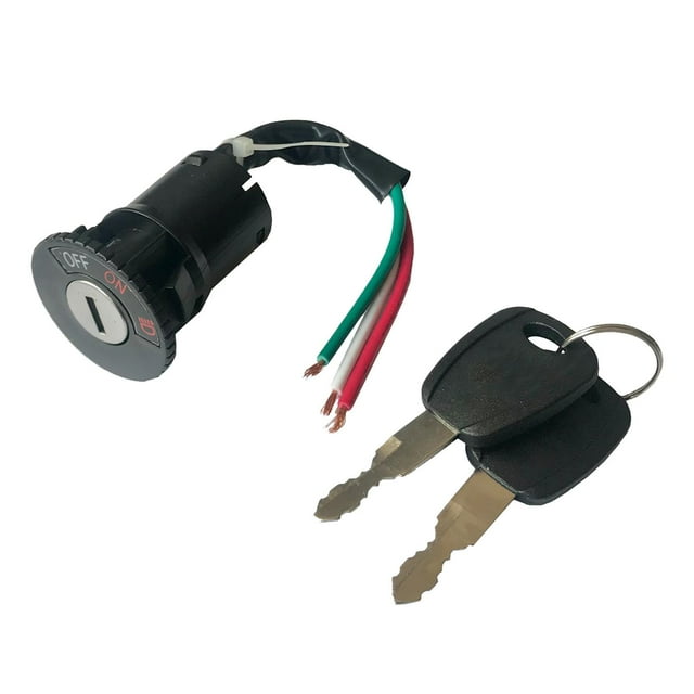 Cerraduras de batería de motocicleta, interruptor de encendido, llave de arranque, interruptor de llave Cabeza grande Cola Cerradura de seguridad