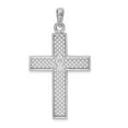 thumbnail image 3 of Finest Gold Sterling Silver Polished Latin Cross Pendant - Large, 3 of 3