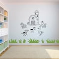thumbnail image 2 of Farm Animal Animals Sheep Cow Goat Duck Chicken Barn Livestock Wall Sticker For Home Barn Life Room Bedroom House Art Decal House Fun Home Decors Stickers Wall Art Vinyl Decoration Size (30x30 inch), 2 of 3