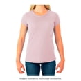 thumbnail image 3 of Playera Fruit Of The Loom para Mujer, Cuello Redondo Manga Corta Rosa Talla  M, 3 of 4