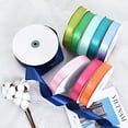 thumbnail image 6 of 1 Inch x 100yds Navy Deep Blue Satin Ribbon, Thin Solid Color Satin Ribbon for Gift Wrapping, Crafts, Hair Bows Making, Wedding Party Decoration, Invitation Cards, Floral Bouquets, 6 of 6