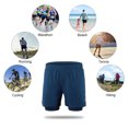 thumbnail image 2 of TFixol Pantalones cortos para correr 2 en 1 para hombre Secado rápido Transpirable Activo, 2 of 8